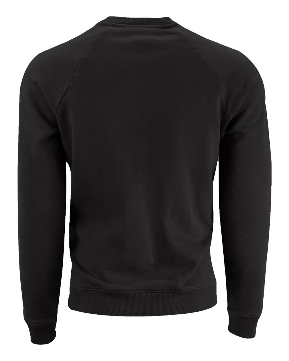 Unisex Motion Crewneck Sweatshirt Black - back