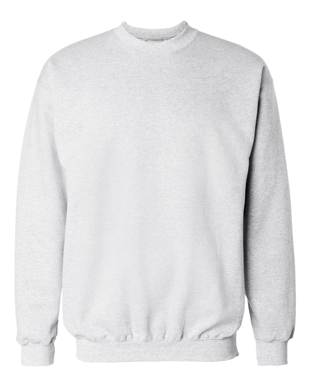 Unisex Ultimate Cotton Crewneck Sweatshirt Ash - front