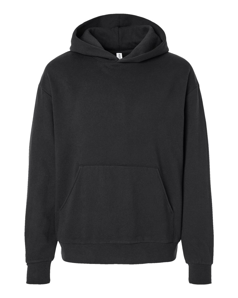 Unisex Avenue Midweight Hooded Sweatshirt Black - front