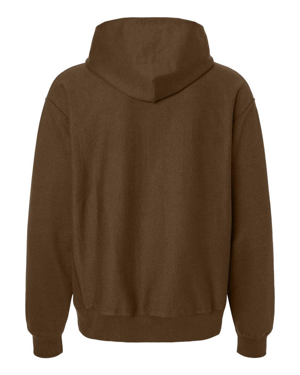 Unisex Beefy Sweats Premium Heavyweight Hooded Sweatshirt Army Brown - back