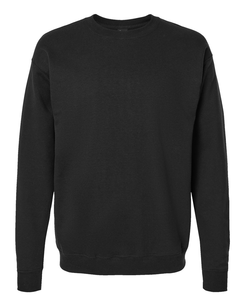 Unisex Perfect Sweats Crewneck Sweatshirt Black - front