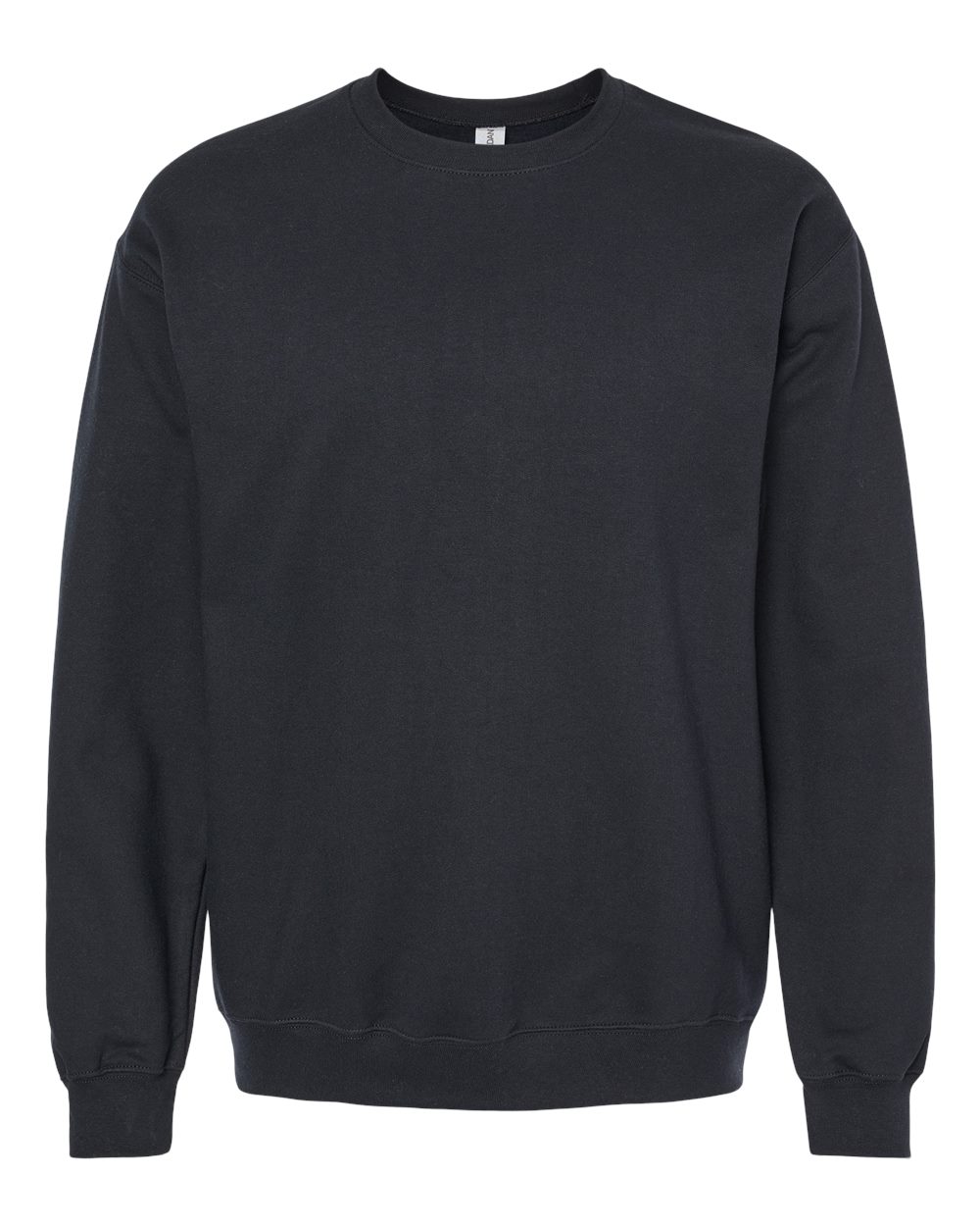 Unisex Softstyle Midweight Crewneck Sweatshirt Black - front