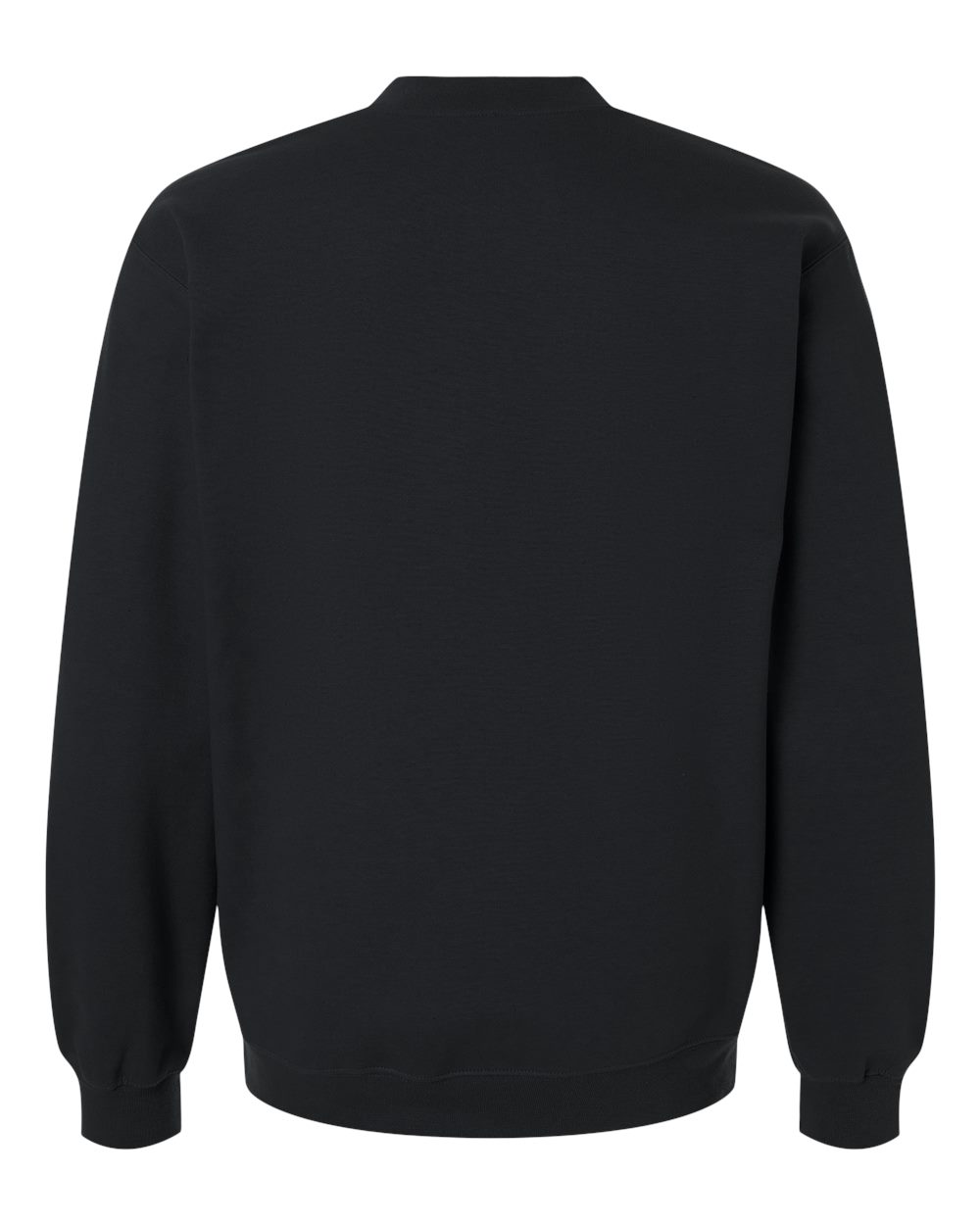 Unisex Softstyle Midweight 1/4 Zip Sweatshirt Black - back