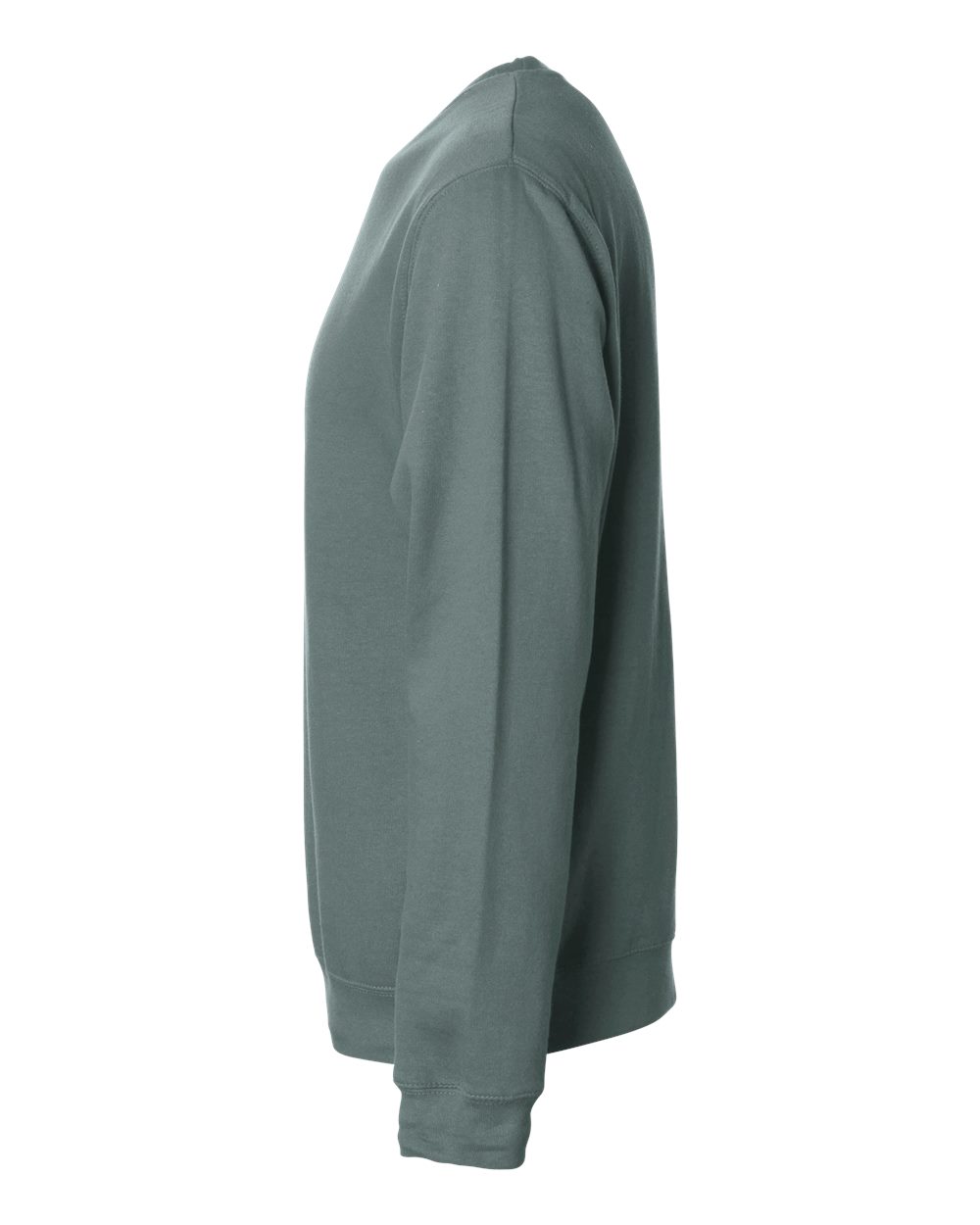 Unisex Midweight Crewneck Sweatshirt Alpine Green - direct side