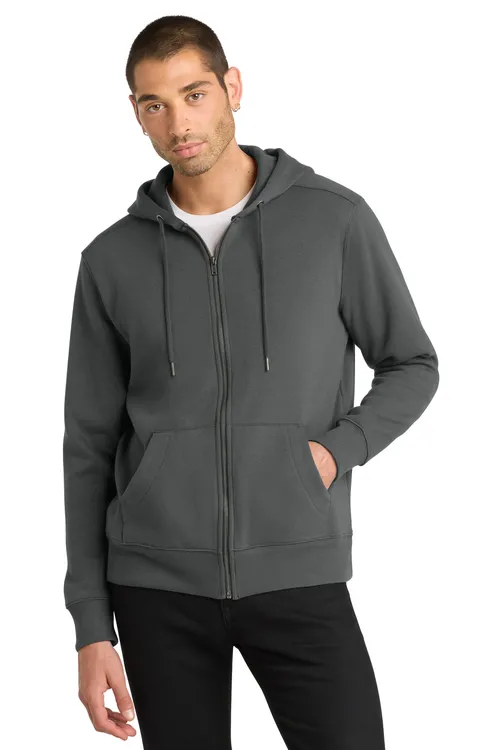 District Perfect Weight Fleece Full-Zip Hoodie