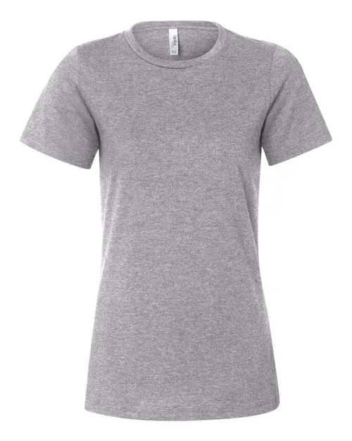 Bella + Canvas Women's Relaxed Fit Heather CVC Tee