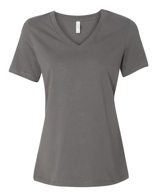 Bella + Canvas Women's Relaxed Jersey V-Neck Tee