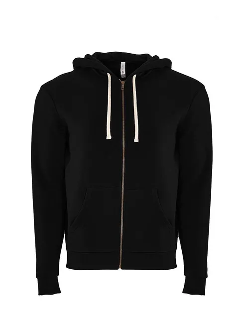 Next Level Unisex Santa Barbara Full-Zip Hoodie Sweatshirt