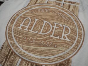 Screen printing sample