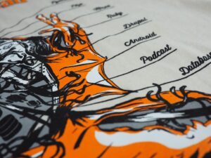 Screen printing sample