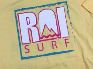 Screen printing sample