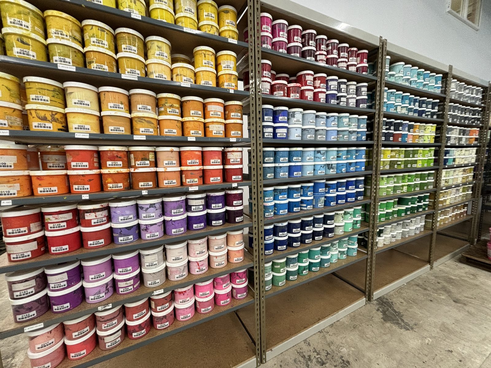 Ink Brigade ink mixing